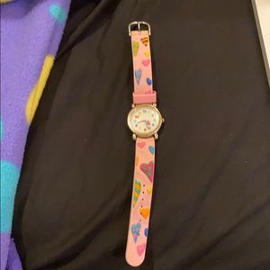 Kids pink watch